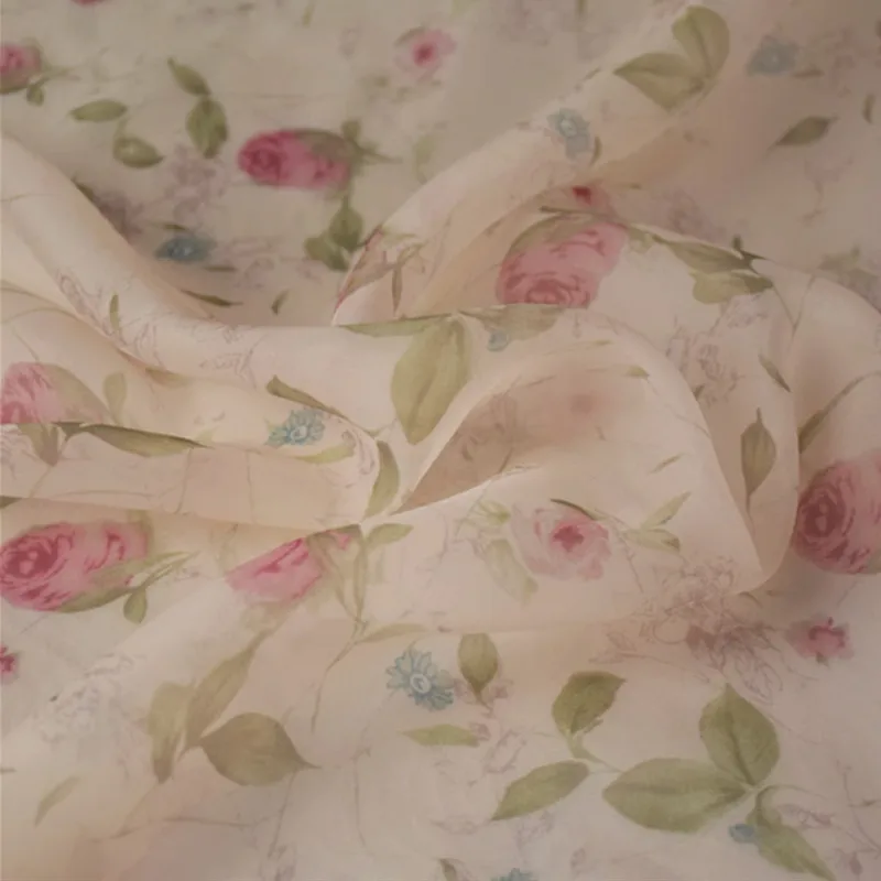 Rose Flower Print Chiffon Fabric for Summer Shirt Dress, Thin, Soft, Transparent, Super Beauty, High Quality, T2036 - AliExpress 15 Rose Flower Print Chiffon Fabric for Summer Shirt Dress, Thin, Soft, Transparent, Super Beauty, High Quality, T2036 - AliExpress 15