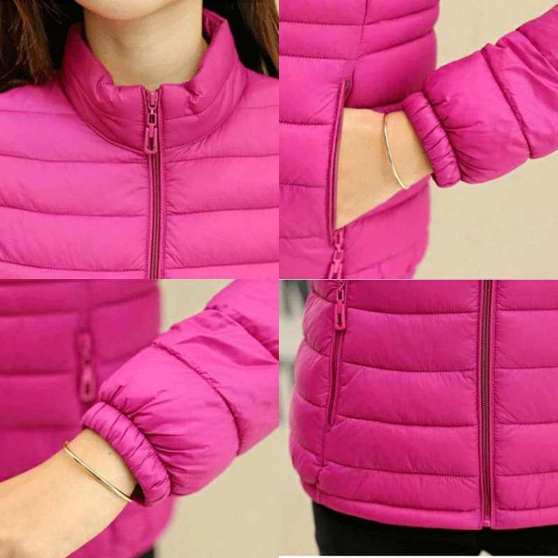 Neue Winter Mutter lässig übergroße 5xl ultraleichte Daunen Baumwolle kurze Jacken Frauen schlanke warme Bomber Mäntel koreanische klassische Outwear