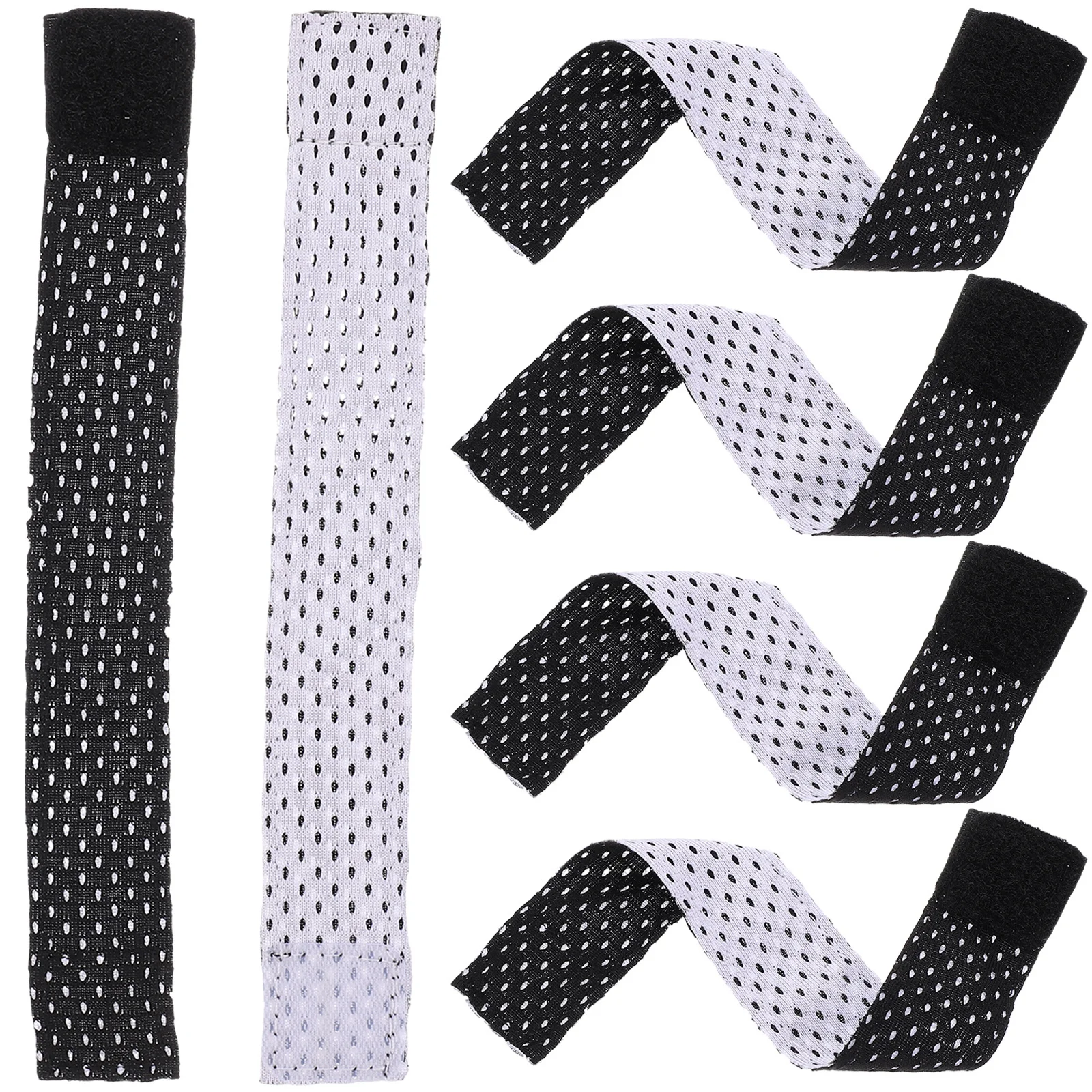 

6Pcs Adjustable Sleeve Straps Anti-Slip Cuff Bands Soft Breathable Sport Accessories for Women Shirts Sleeve Holders