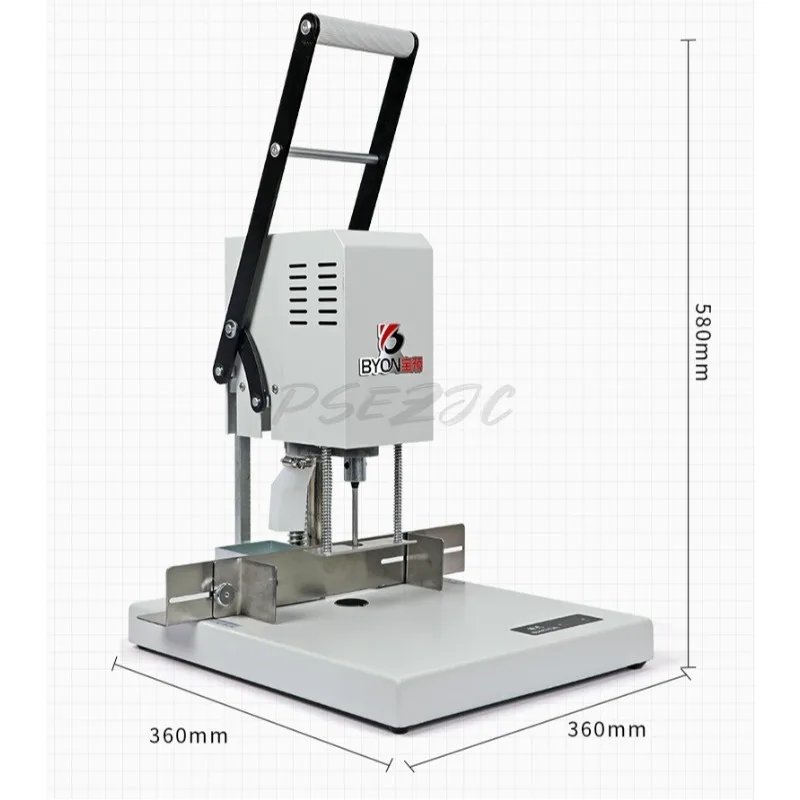 DK10 Single Hole Electric Hole Punching Machine Hollow Drill Financial Office Loose Leaf Notebook Drilling Machine Effortless