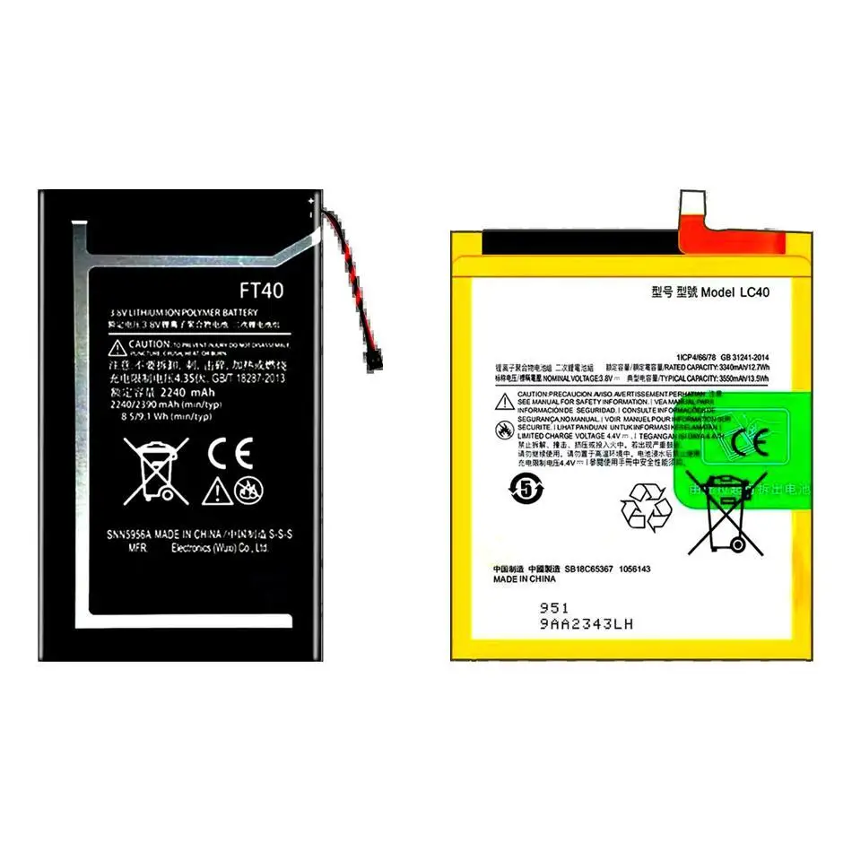 

Mobile Phone Battery Premium Replacement FT40 LC40 2240-3550Mah For Motorola Moto E7 E 2ND 2020