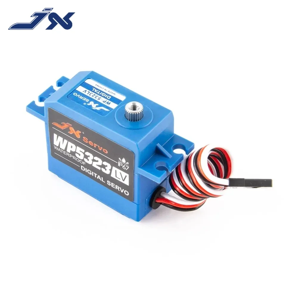 JX WP5323LV 23 kg Servo digitale impermeabile Metal Gear Cuscinetti a sfere doppi 25T ad alta precisione per RC Car Robot Drone