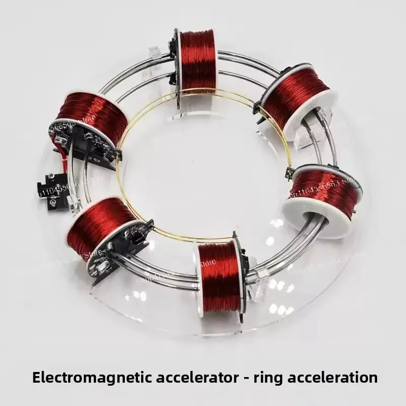 DIY Electromagnetic Circular Cyclotron Physics Experiment Model STEM Educational Science Teaching Aid for Students