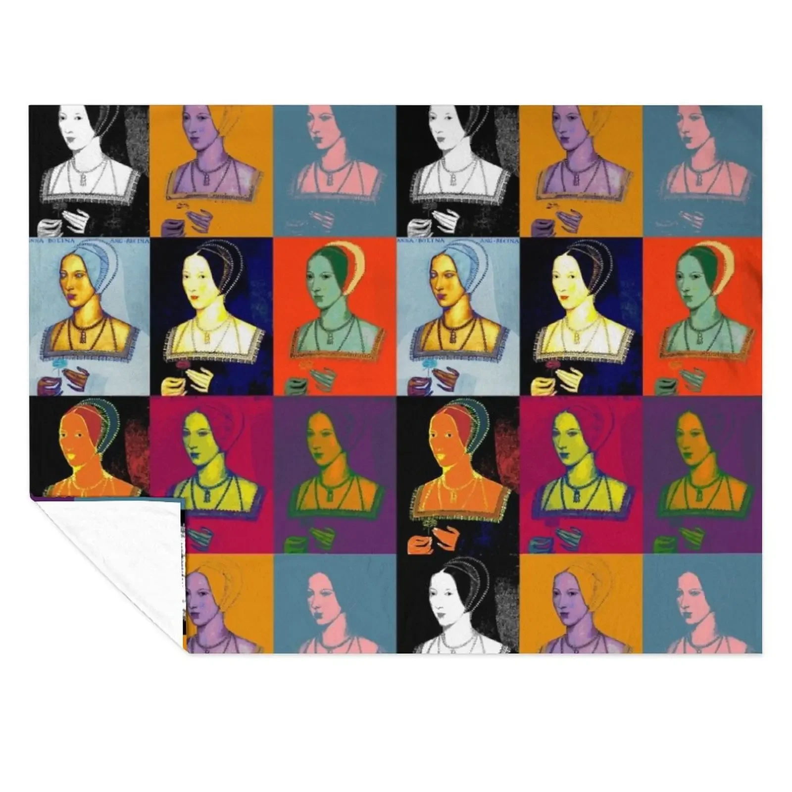 

Anne Boleyn Pop Collection Throw Blanket Furry Beach Soft Thins Blankets