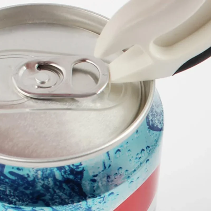 

Kitchen Tool Non - slip Manual Bar Lid Opening Bottle Opener Multifuctional Ring Hook Pulling Jar Can Opener with Hanging Hole