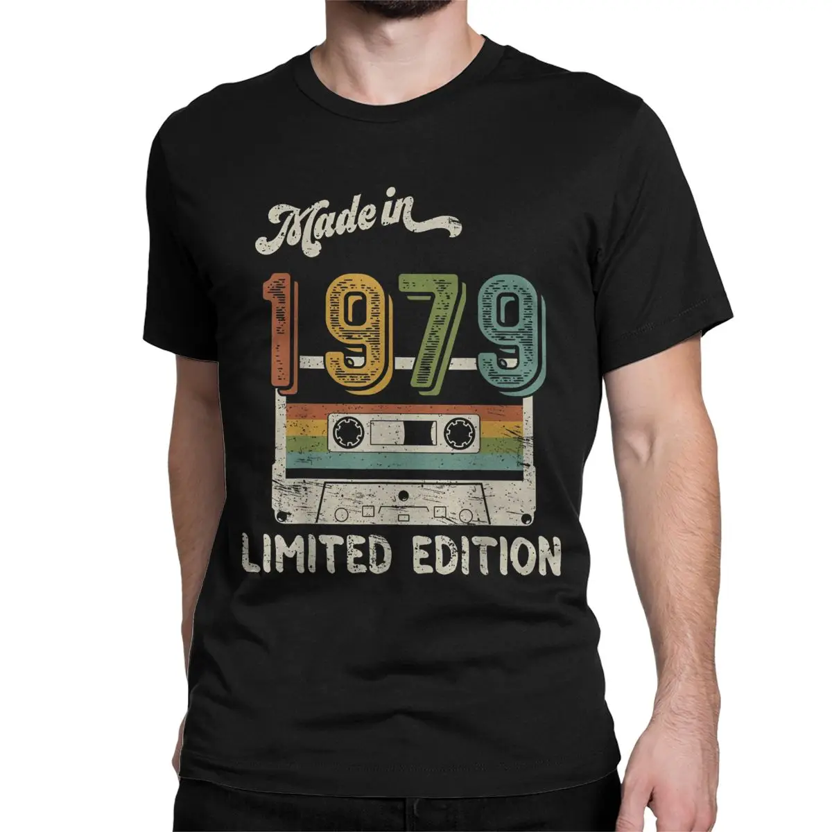 Made In 1979 Limited Edition Vintage 45th Birthday T Shirt Men Women Cotton Vintage T-Shirt Tees Clothing Plus Size