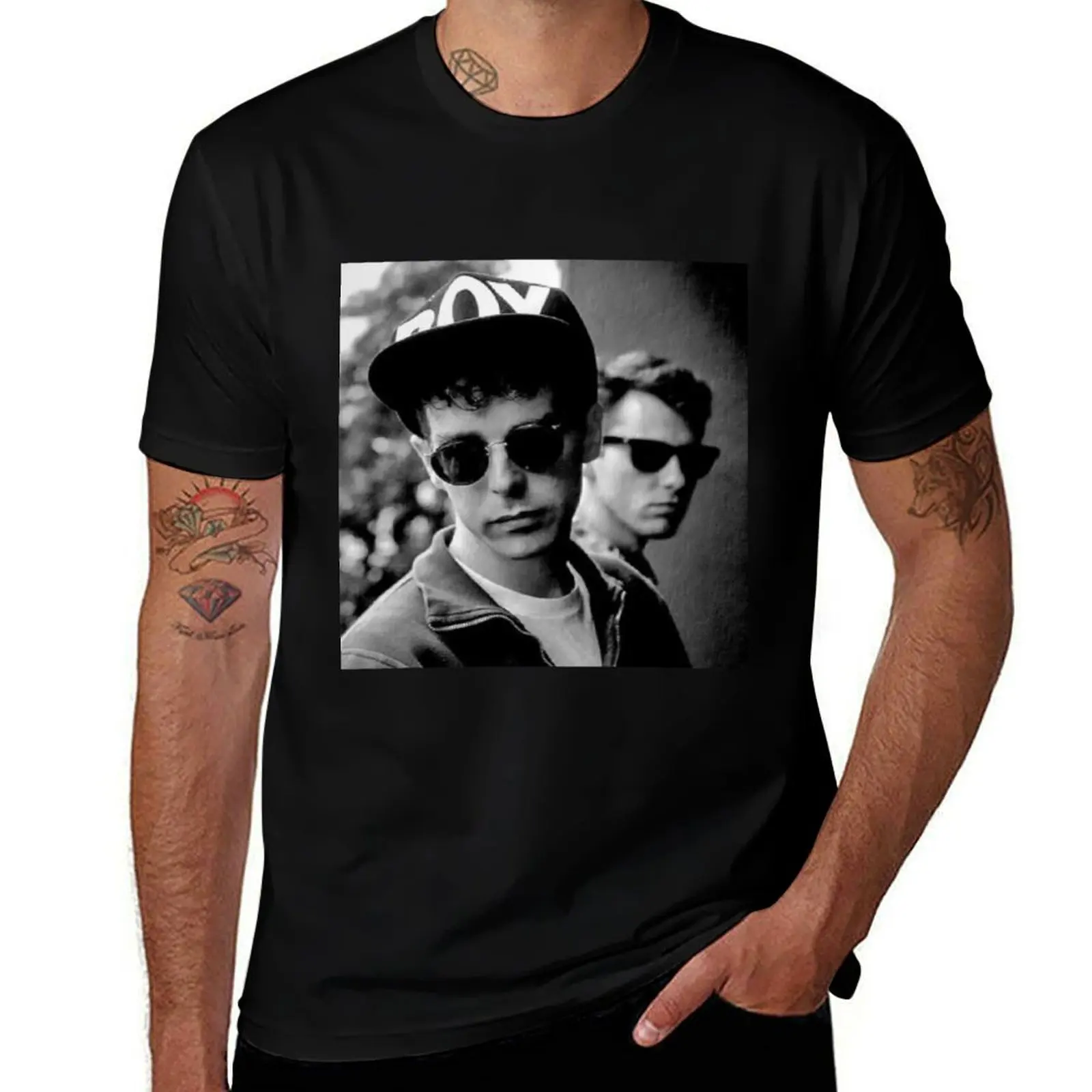 

pet shop boy tour date time 2016 am6 T-Shirt Regular Fit Plain Tee Shirt