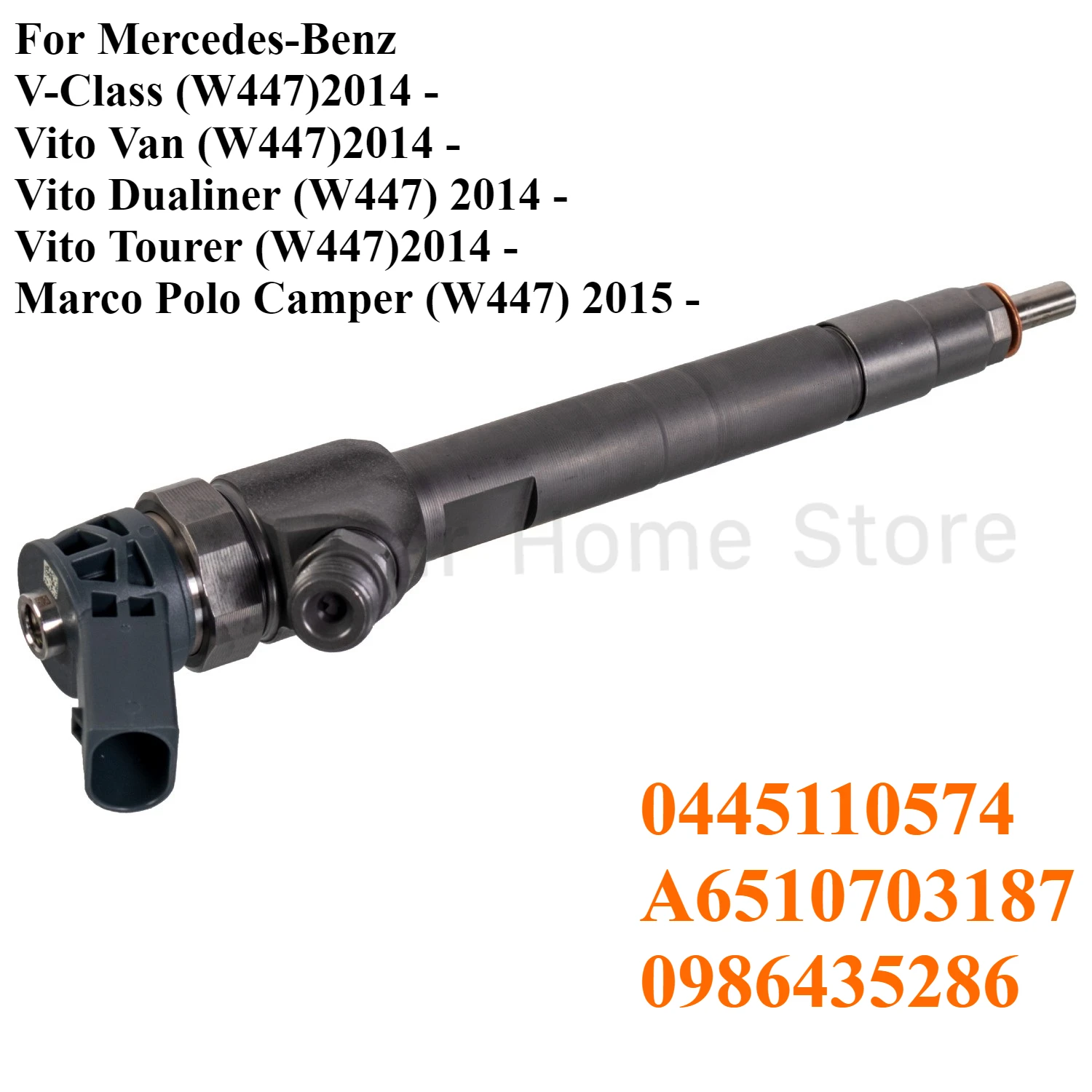 

A6510703187 0445110574 Для Mercedes-Benz V-Class VITO Marco Polo 200 220 250CDI 2014- W447 Дизельный топливный инжектор Новый