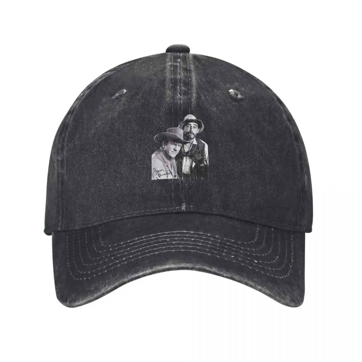 Gunsmoke Series James Arness And Matt Dillon Baseball Cap Trucker Cap hard hat For Women Men's