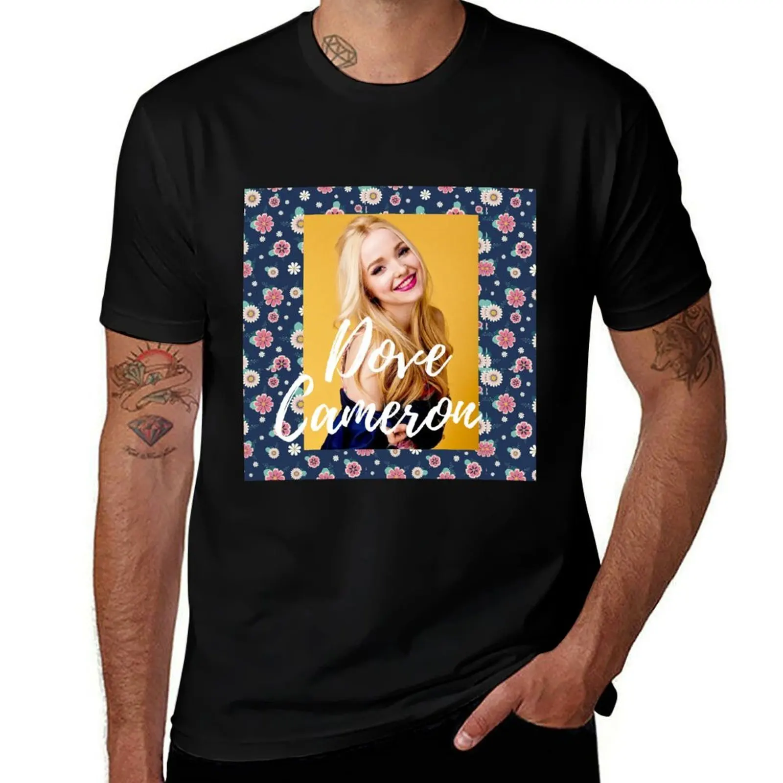 Dove Cameron T-Shirt Plus Size Basic Short Sleeve Top