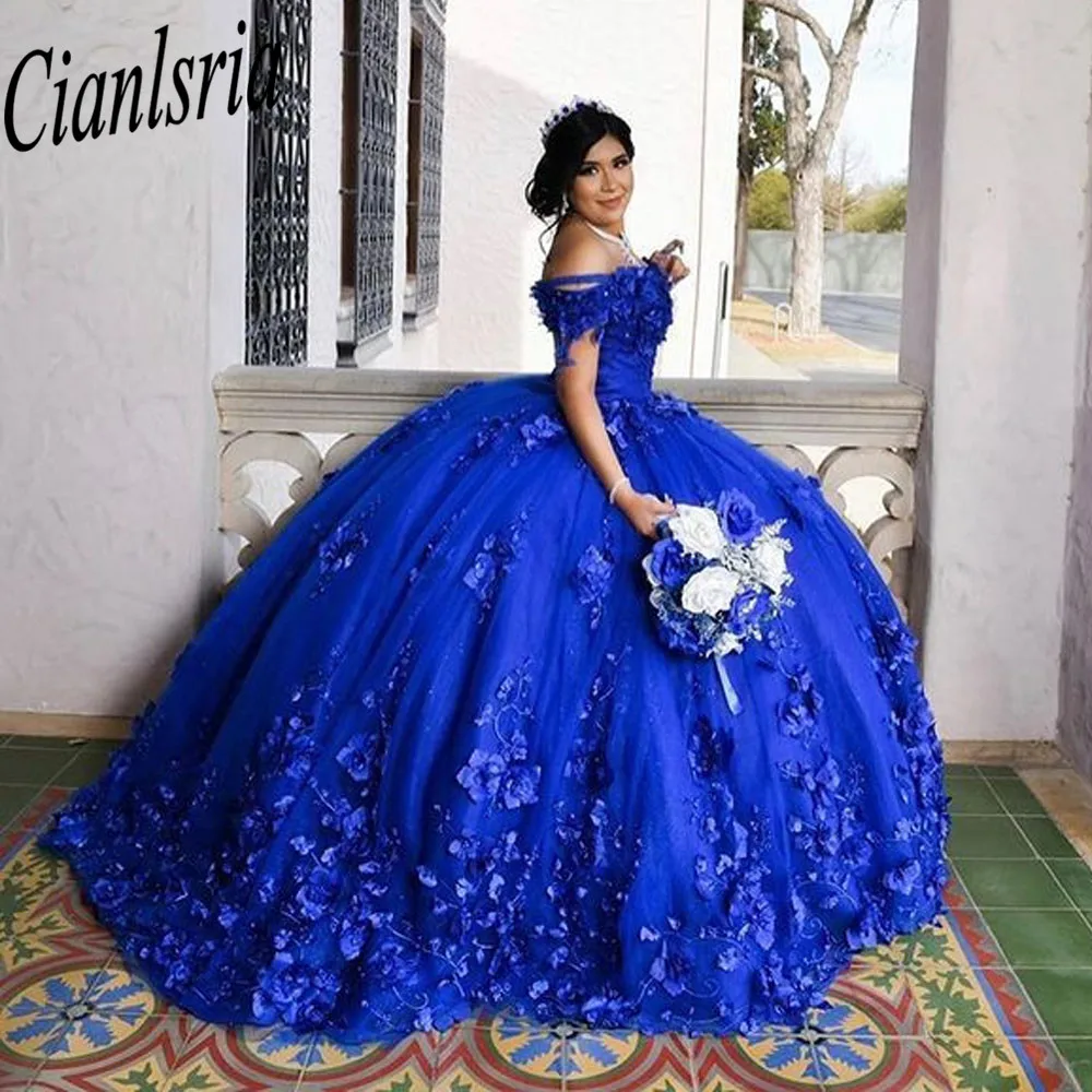 Robes de Quinceanera pour Sweet 15 Year, robe de Rhgonflée sexy, appliques en dentelle, princesse, peu importe, 2023