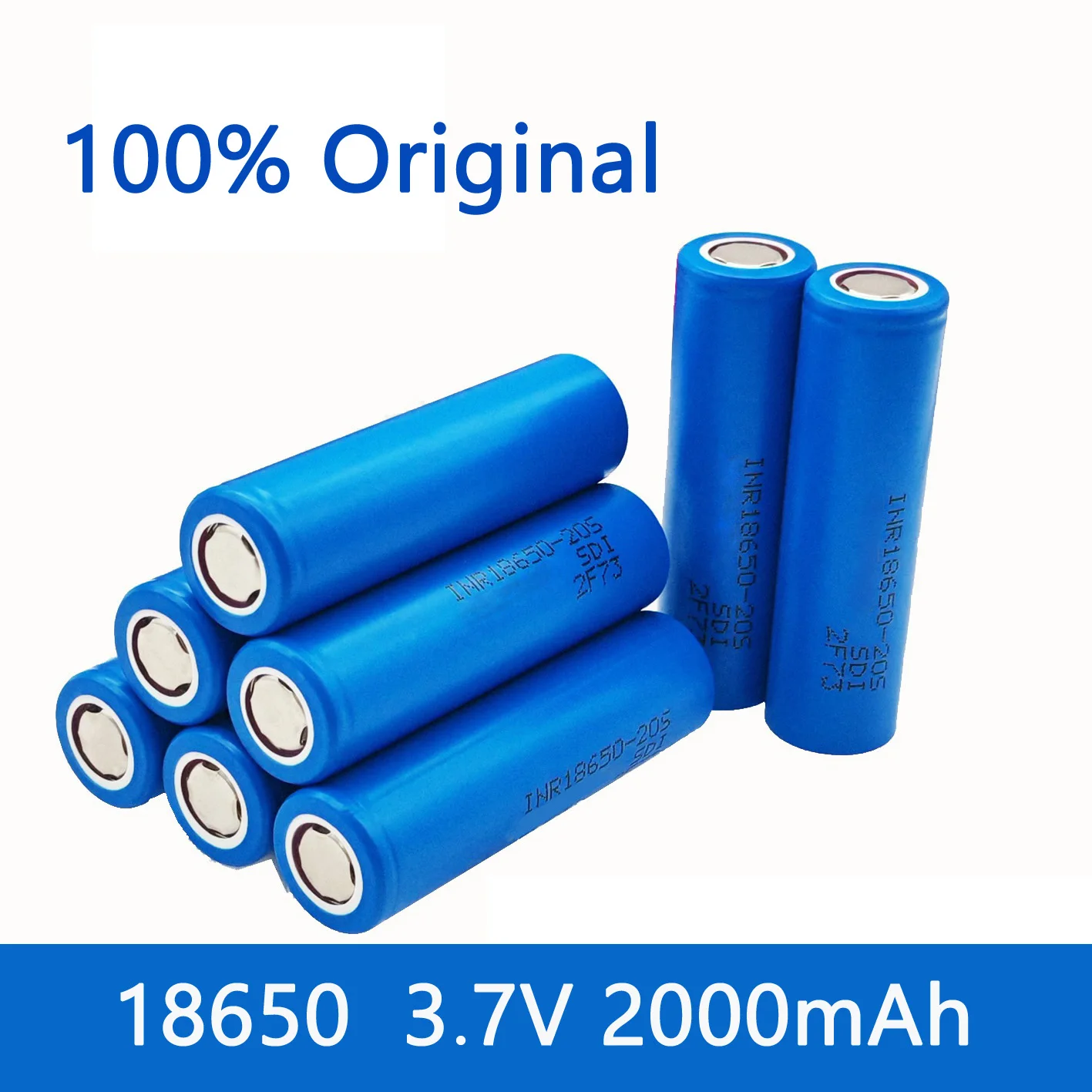 Nuevo 100% batería Original 18650 3,7 V 2000mAh capacidad verdadera, celda de iones de litio recargable para juguetes 18650, herramientas, linterna, Etc.