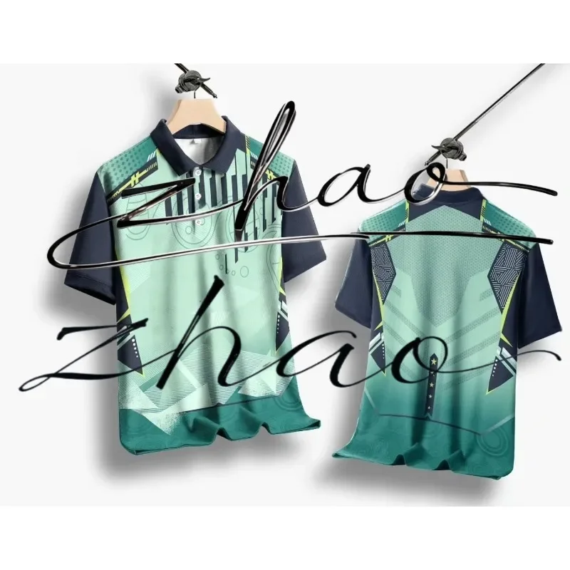 

Casual Collar Short Sleeved Button Up Shirt with Star Stripes, Summer Men's and Women's Short Sleeved Polo Shirt, Motorcycle