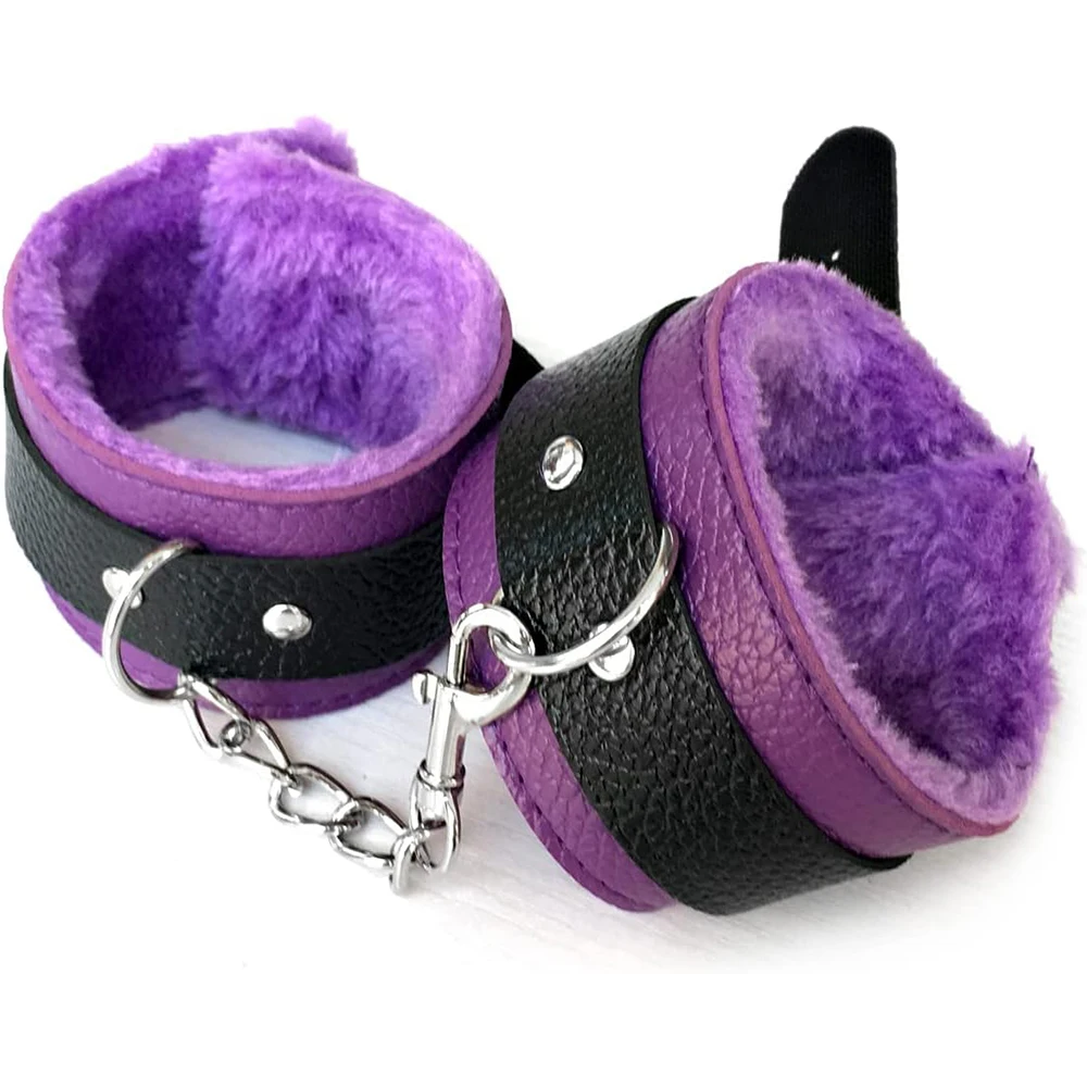 BDSM Adult Sex Toy Kits Sets for Women Bondage Mask Set Feather Handcuffs Ankle Cuff Restraints for Couple Sexual Game - Image 3