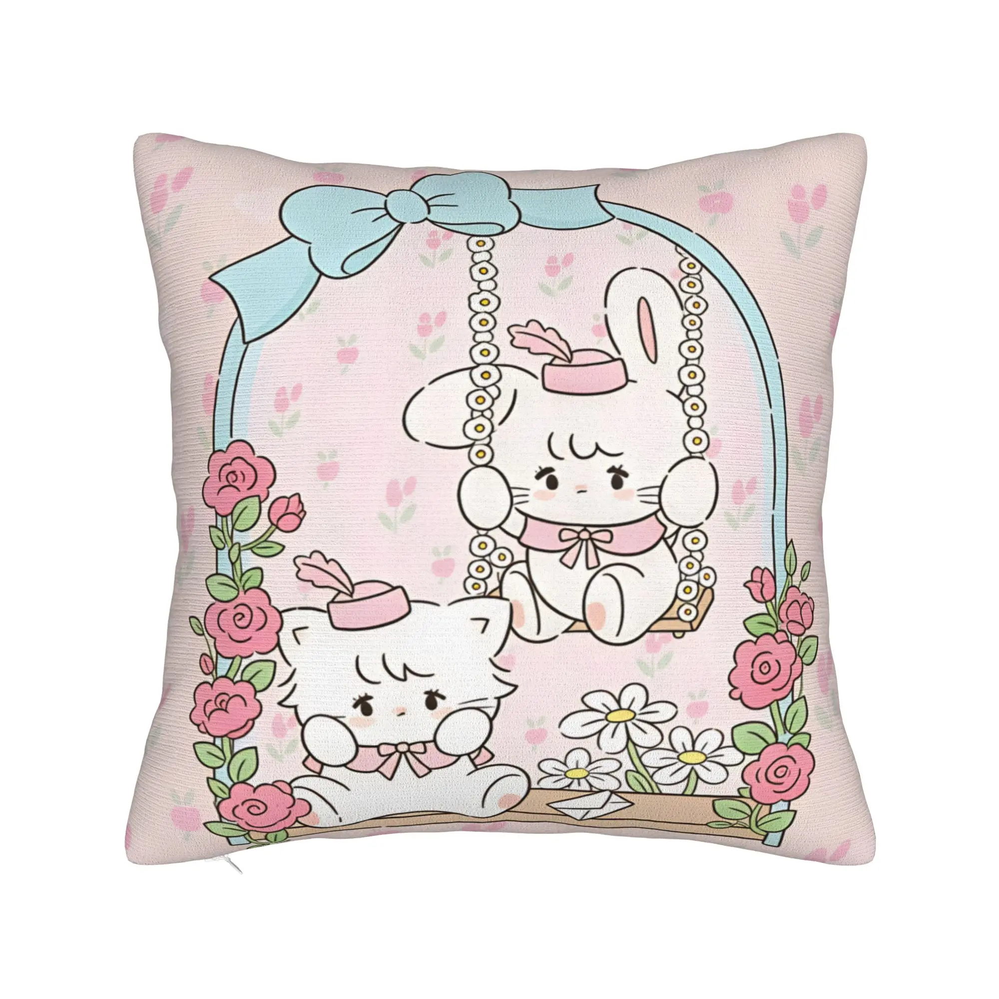 Mikkos Mousses Pillow Cover  Fashion Pillow Case For Living Room Chair Soft Pillowcases Gift Idea