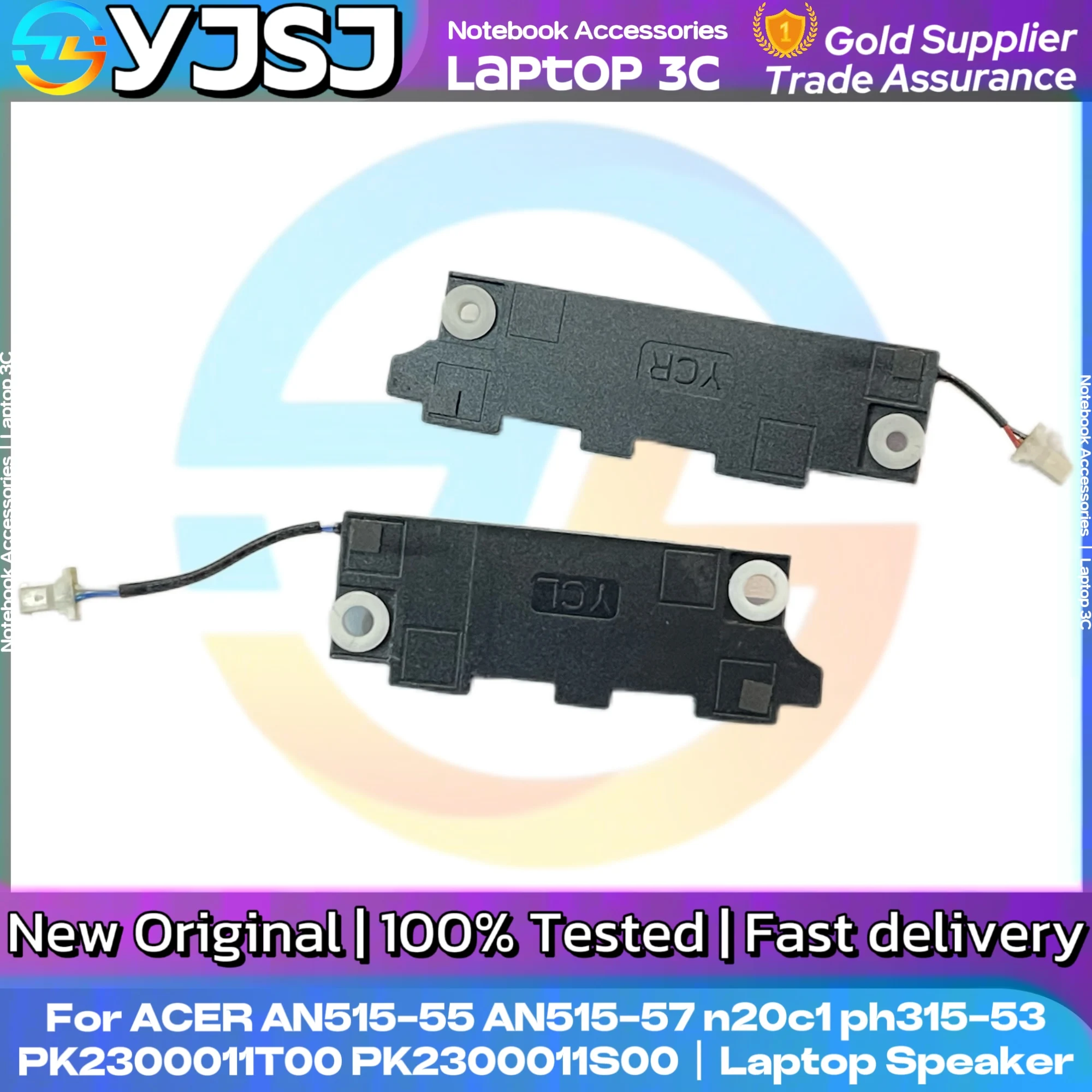 New Original Laptop Speaker for Acer AN515-55 AN515-57 N20C1 PH315-53 Built-in Speaker Horn Audio PK2300011T00 PK2300011S00 view 4