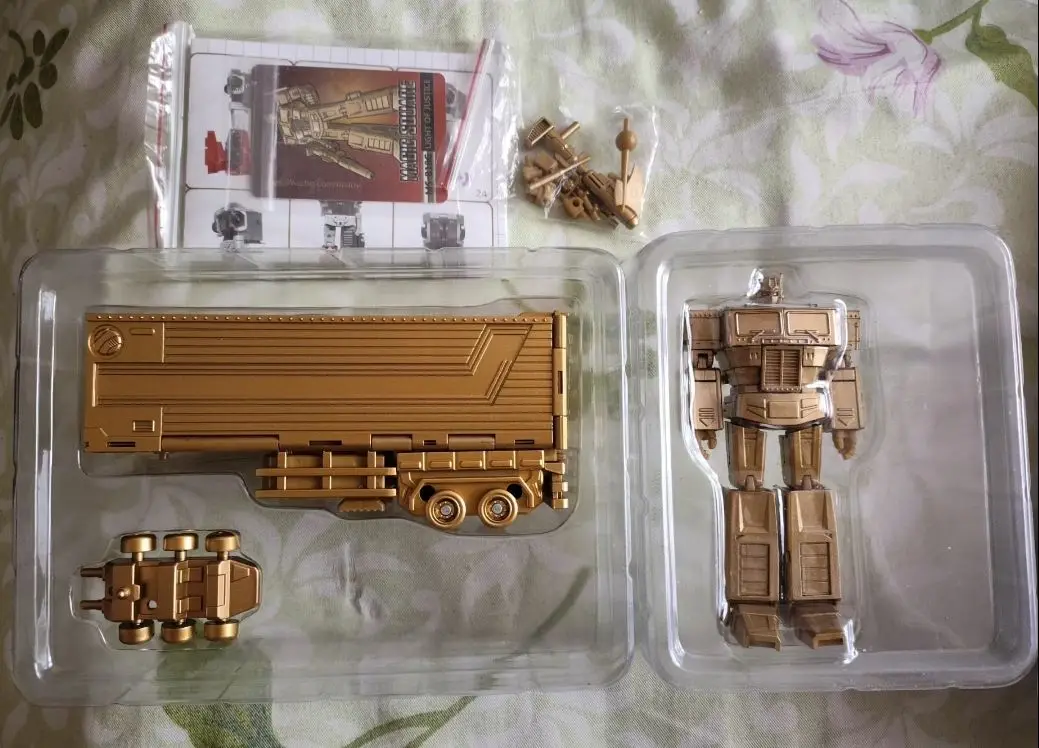 

In Stock New MS Toys Transformation Toys MS-B18G Light of Justice OP. Magic Square To Toy Action Figure Collectible Gifts Model