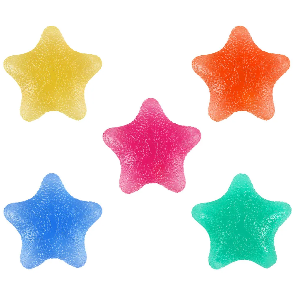 

5Pcs Hand Grip Balls Finger Exercise Trainer Stress Relief Decompression Massage Therapy Balls Hand Therapy Stress Ball