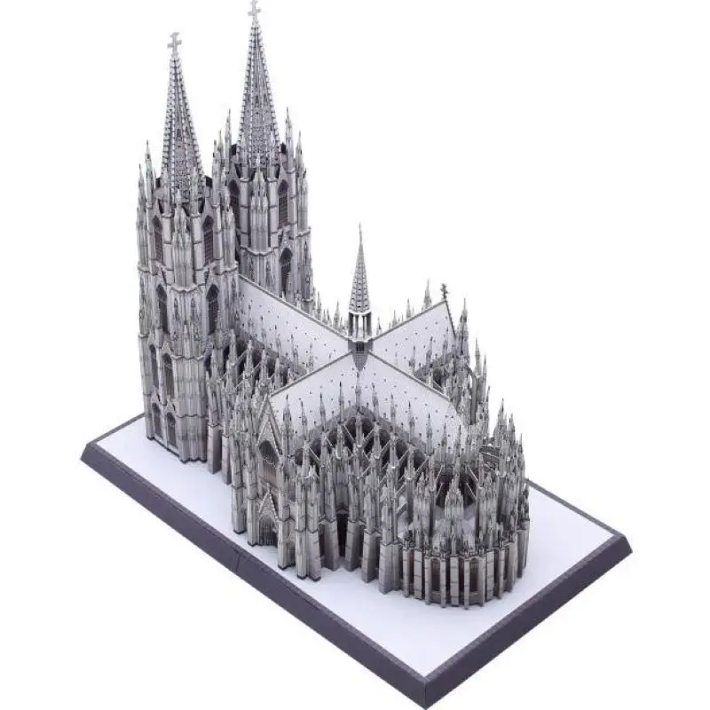 Alemanha Catedral Colônia Modelo Arquitetônico Papel, Quebra-cabeça, Brinquedo DIY