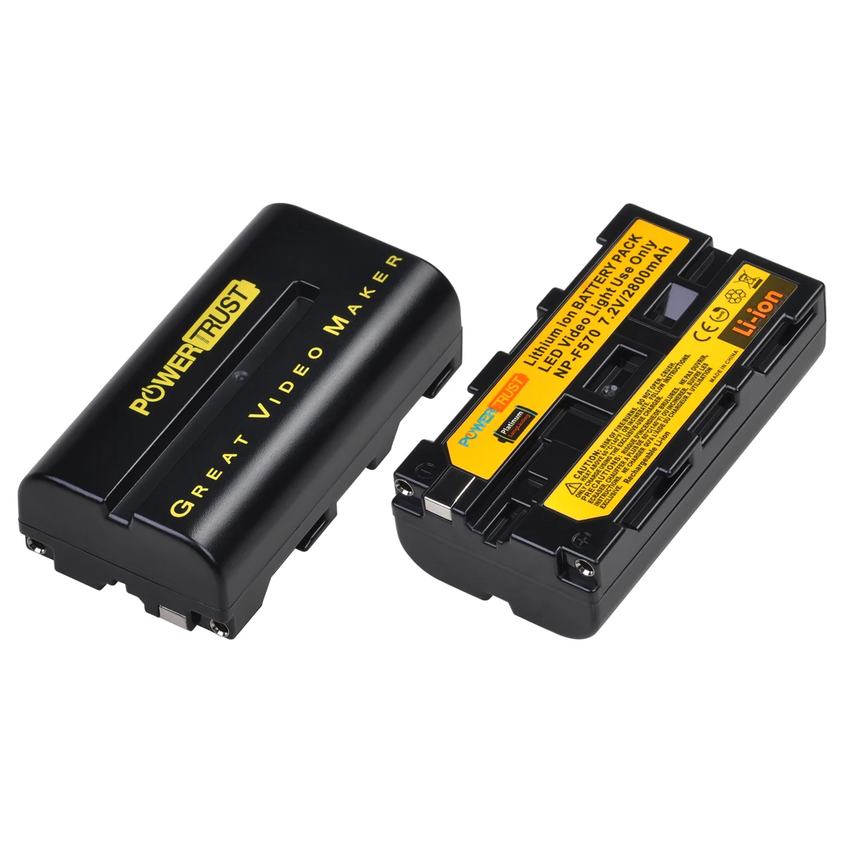 2800MAh NP-F570 NP-F550แบตเตอรี่สำหรับ Yongnuo Viltrox YN300 III YN-300 III LED แฟลชวิดีโอ NP-F770 NP-F530 NP-F750 NP-F960 F970