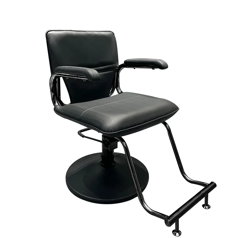 

Hair Salon High-End Barber Chair for Hair Salon Lifting Hair Cutting Stool Rotating Hot Dyeing Seat