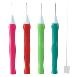 Embroidery Punch Needle Punch Needles Hooking Tool Kits Rug Embroidery Pens With Needle Threader For Embroidery Sewing Tool