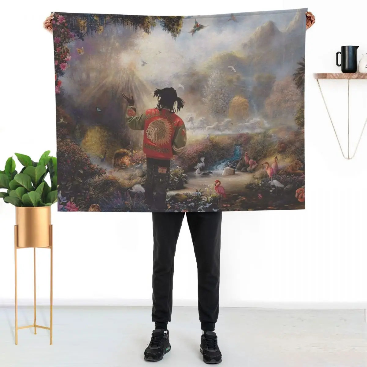 Chief Keef Garden of Eden Throw Blanket funny gift For Sofa Thin for sofa Soft decorative Sleeping Bag Blankets