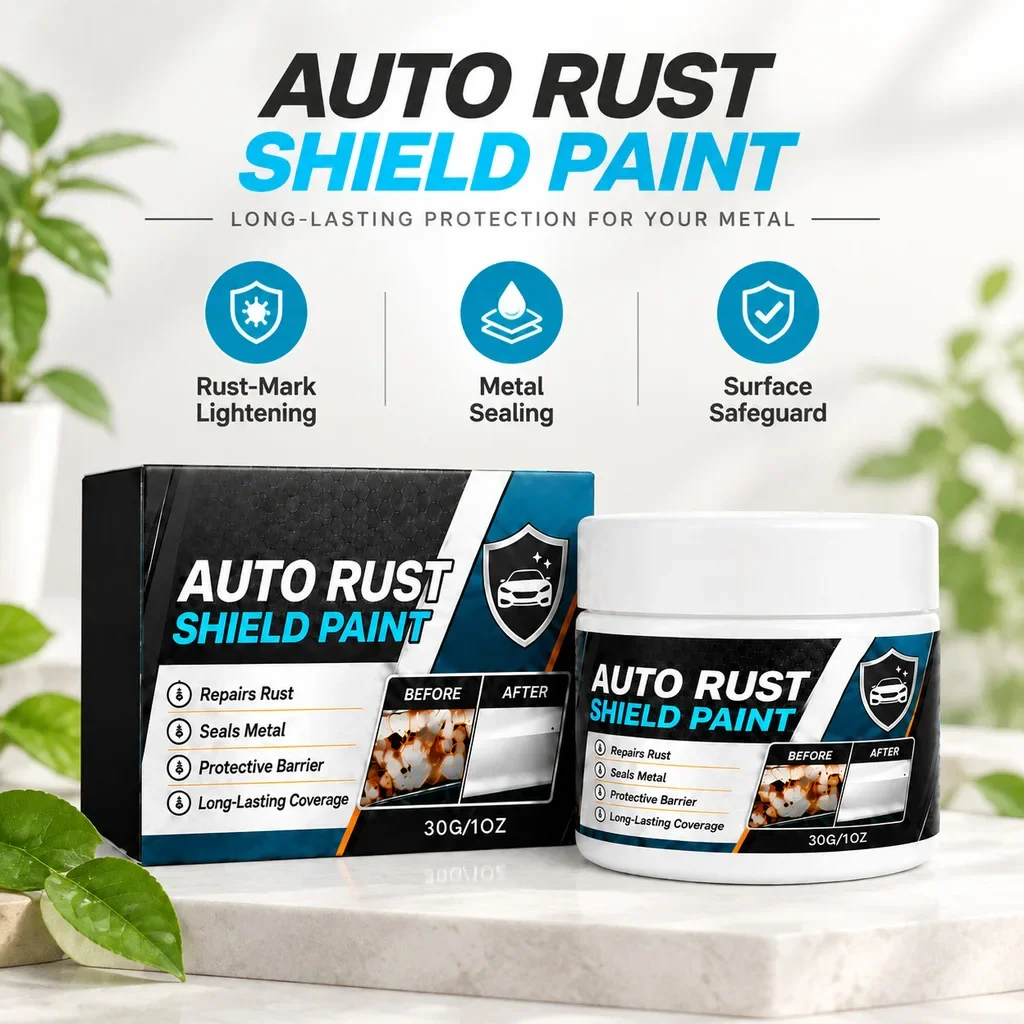 Automotive Metal Rust Removal Paste 90g Multipurpose Metal Rust Protection Coating Effective for Chassis Marine