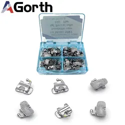 80pcs Dental Orthodontic Buccal Tube 0.022/0.018 1st Molar MBT Roth Edgewise  Convertible Single