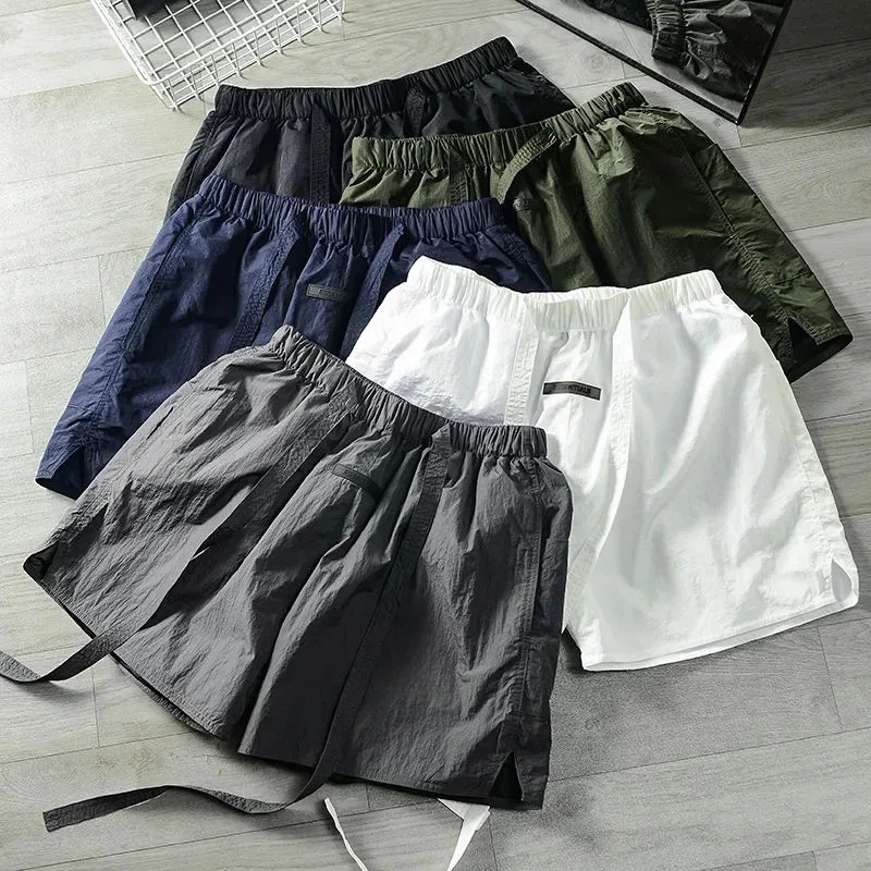 High Waist Jogging Wide Leg Shorts Women Y2K Korean Loose Streetwear Casual Sports Shorts BF Summer Baggy Drawstring Beach Short