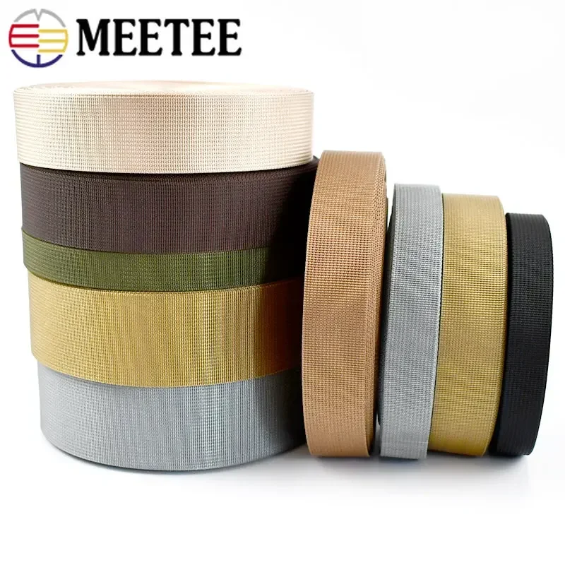 5Meters 1mm Webbing Band for Strap Trimming Safety Belt Knapsack Ribbon Tape Bag Shoes Bias Binding DIY Sewing Accessories