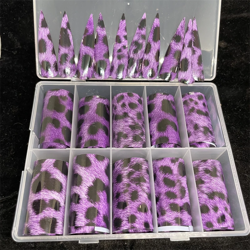 Neue Blumen-Nagelfolien für Transferpapier-Aufkleber, Florale Klebefolien, Frucht-Nagelwraps, Fisch-DIY-Wassermarmor-Nagelkunst-Dekorationen
