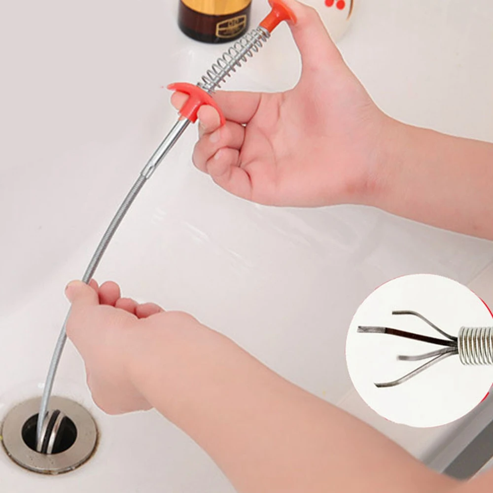 Multifunctional Cleaning Claw Hair Catcher Kitchen Sink Cleaning Tools Hair Clog Remover Grabber for Shower Drains Bath Basin