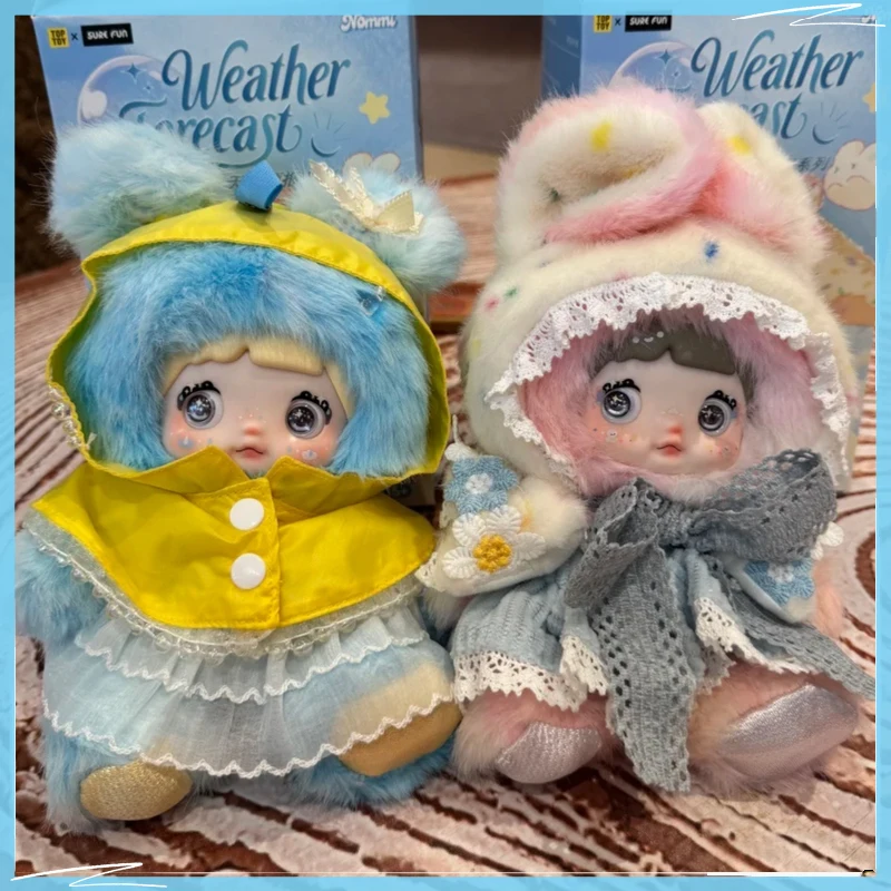 Nommi Autentyczna Seria Przepowiedni Pogody Pluszowa Figurka Niespodzianka Kawaii Ręcznie Robiona Lalka Modna Zabawka Ozdoba na Biurko Prezent