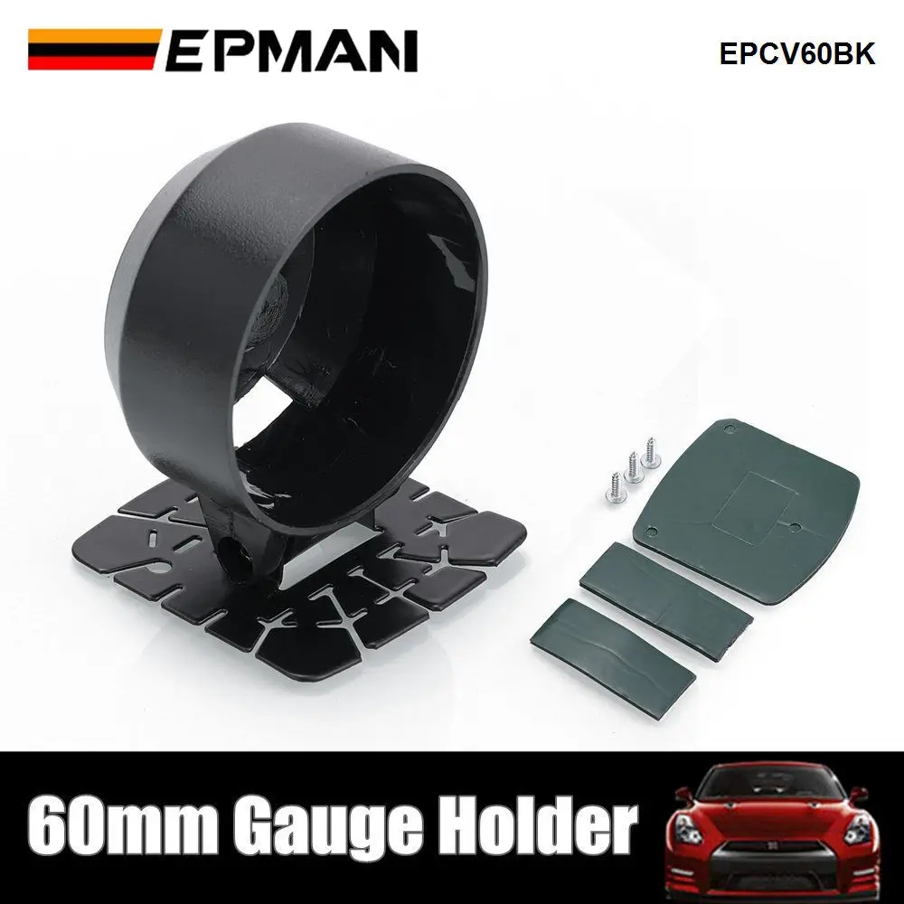 EPMAN 1 Gauge 60mm Holder Cover (Black) For BMW E30 M20 325 325i 6cy 1988-1993 EPCV60BK