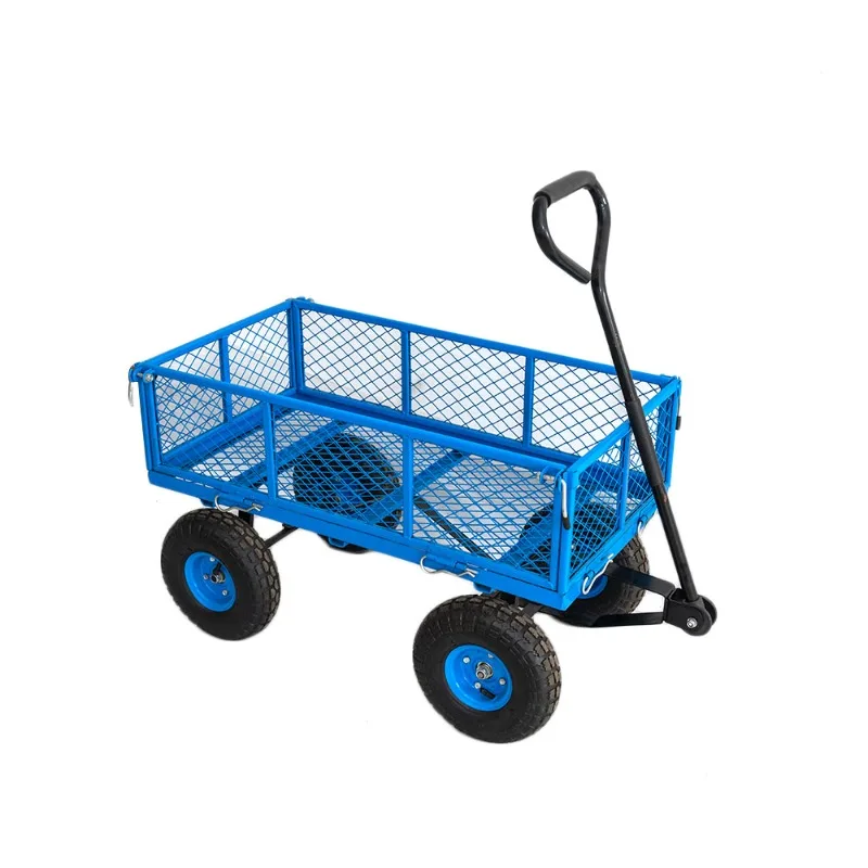 

High quality 1840 folding mesh trolley tool cart