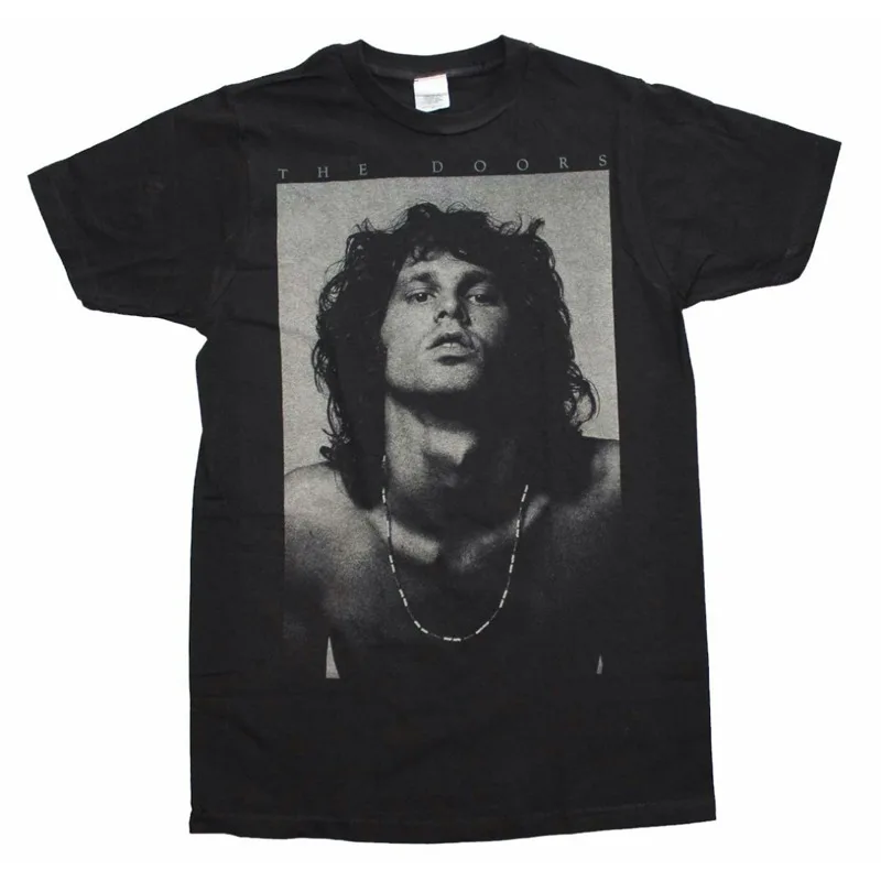 Jim Morrison Jim Morrison The Doors Gate Rock Band Retro Classic Men's and Women's Loose Print Short Sleeve T-Shirt