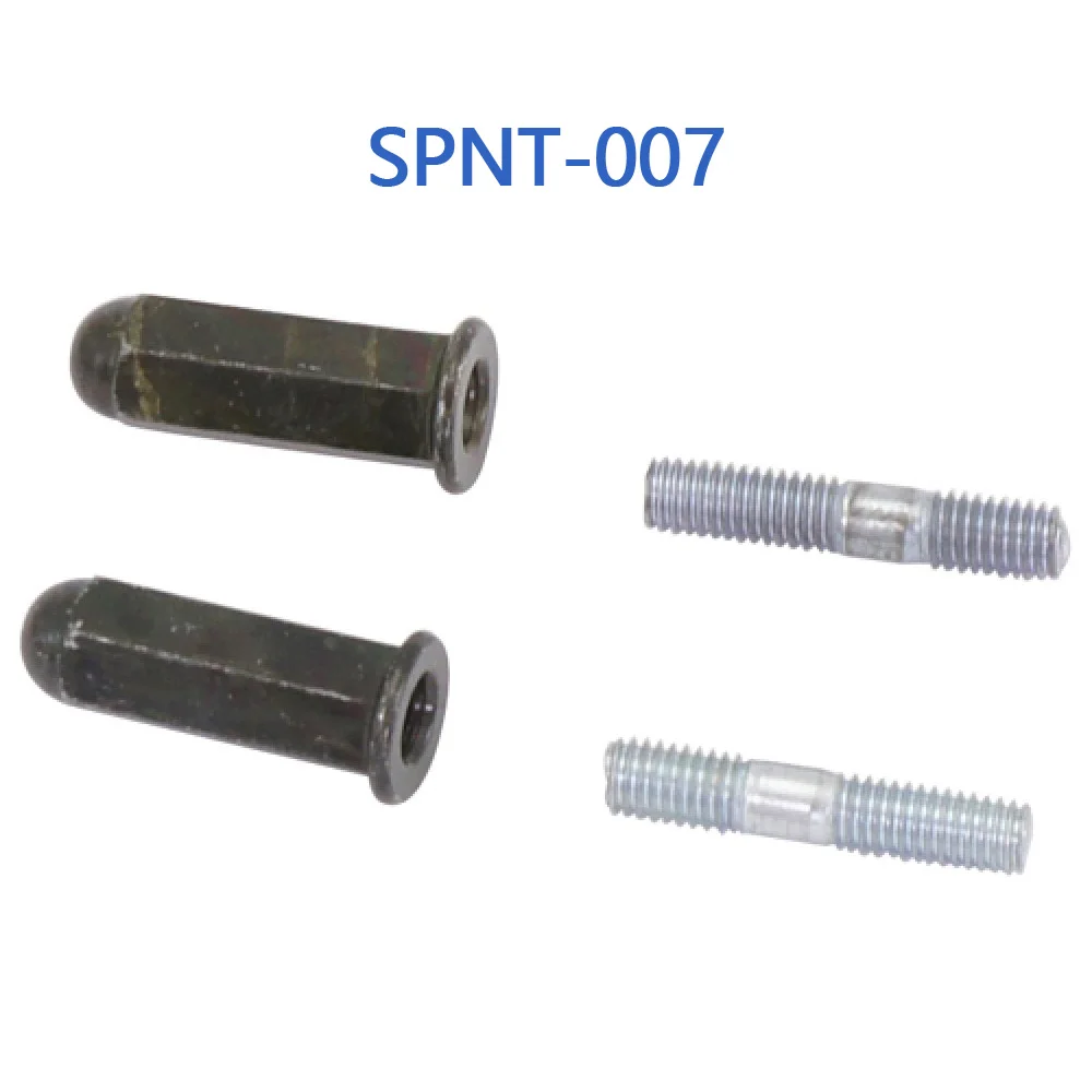 SPNT-007 GY6 Exhaust Nuts Set M6 For GY6 50cc 4 Stroke Chinese Scooter Moped 1P39QMB Engine