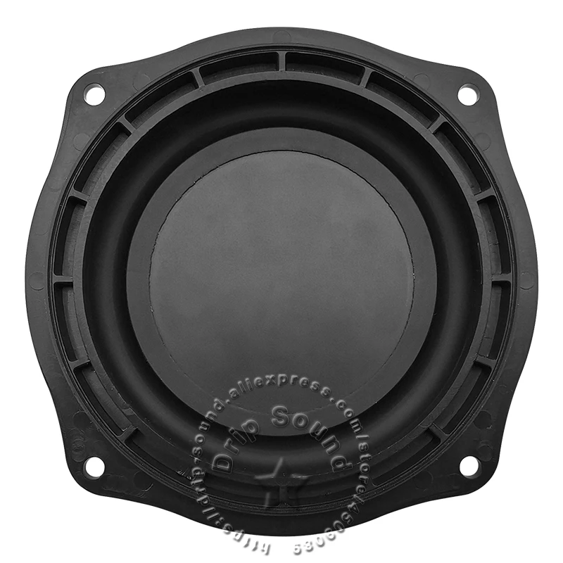 2 قطعة 4.47 "بوصة المتكلم السلبي المبرد مساعد باس مكبر الصوت المطاط الاهتزاز لوحة 113.6 مللي متر # أسود