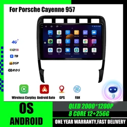 Android 16 Car Radio Car Multimedia Video Player WIFI for Porsche Cayenne 957/955 2002 - 2010 HeadUnit GPS Autoradio Carplay BT