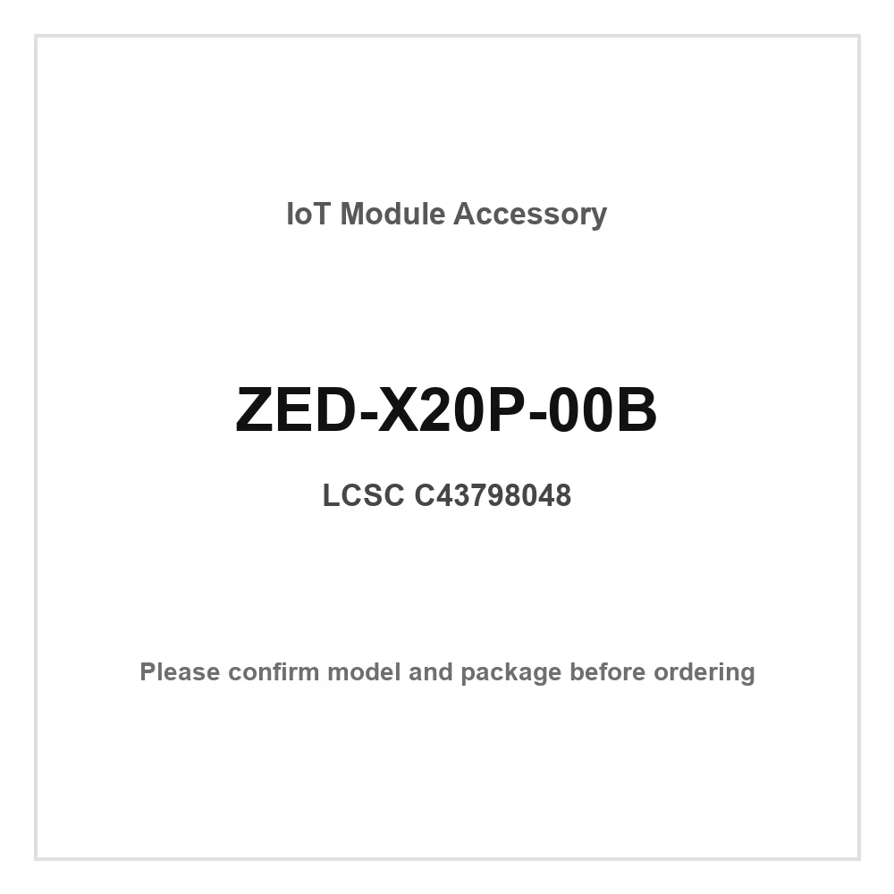 1pcs ZED-X20P-00B SMD 22x17mm GNSS GPS BDS Positioning Receiver Module