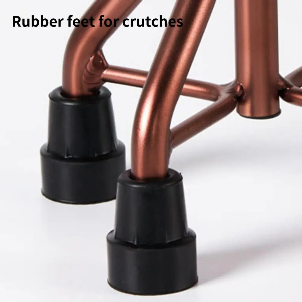 Easy to Install Walking Stick End Bottom Cane Tip Rubber Pad Useful Greater Stability Crutches Rubber Feet