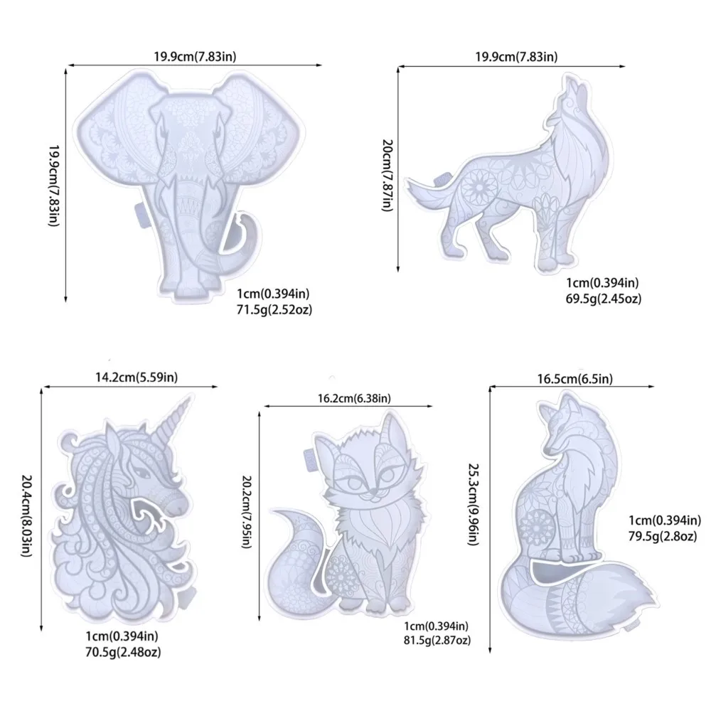 Настенная подвеска в виде животного, силиконовая форма из эпоксидной смолы для самостоятельного изготовления, настенная подвеска в виде слона,