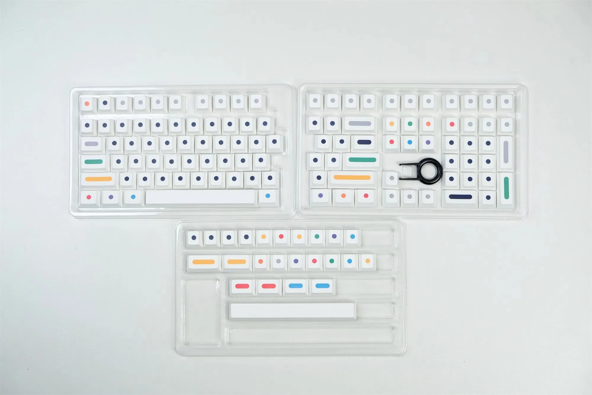【GB品】自作キーボード Atlas ＋ GMK Dots セット（オーソリニア 133 Keys/set Clone GMK Dots Keycaps PBT Dye Subbed Key Caps Cherry