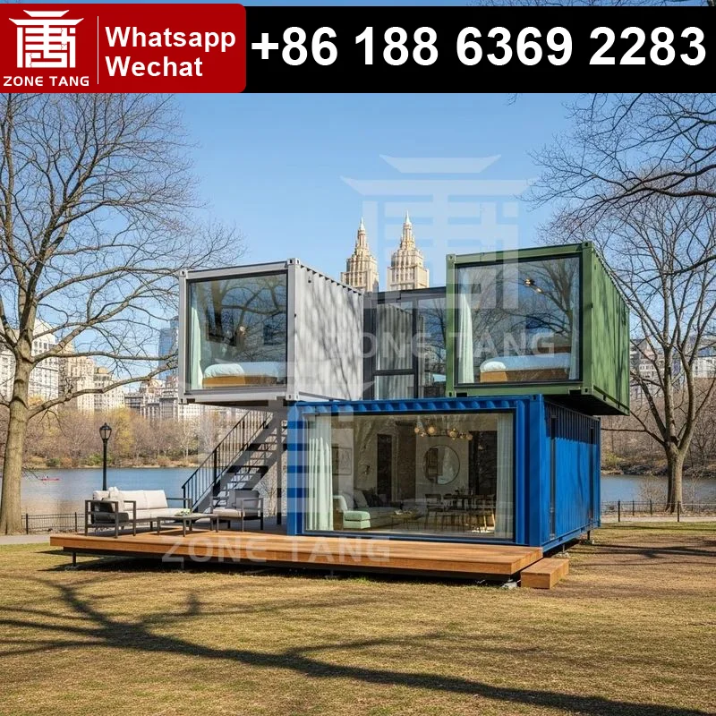 

Flat Pack House Energy Saving System Multilevel Residence Manufacturer Mobility Kit Homes Container House Prefab Steel Structure