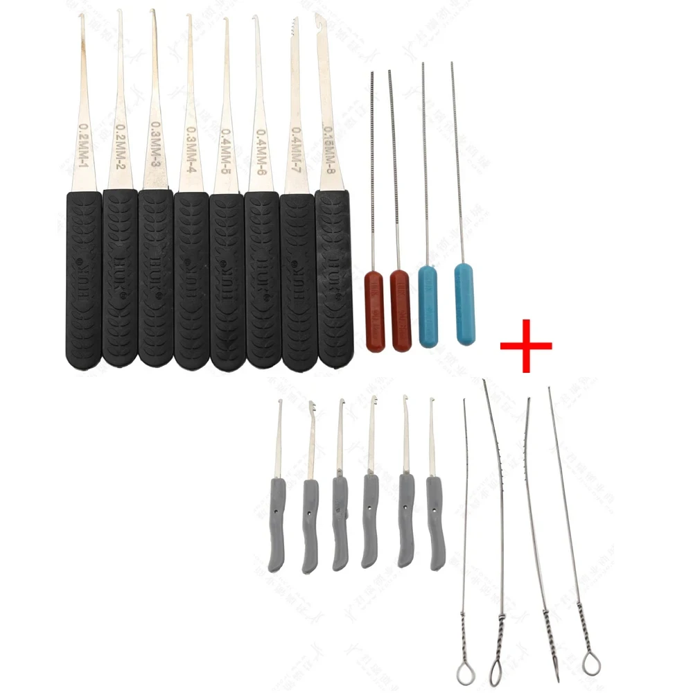 4 in 1 Lock Pick Set Broken Key Remove Auto Locksmith Tools Key Extractor Lock Picks Hand Tools