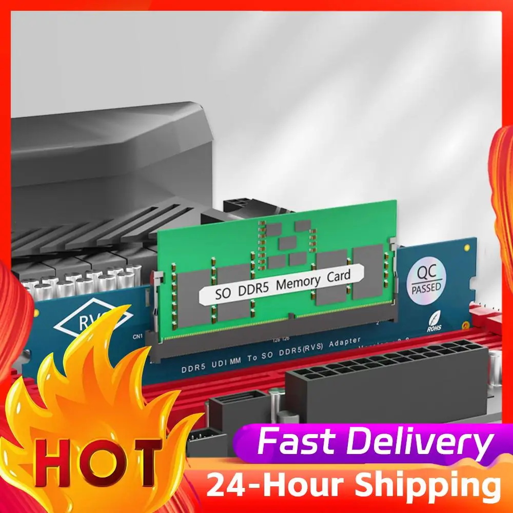 

Адаптер памяти DDR5 SO-DIMM для ноутбуков и ПК, карта расширения, коннектор для ОЗУ, 1-5 шт.