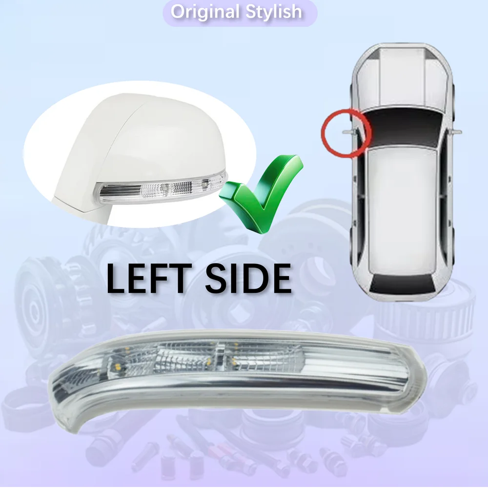 for Chevrolet Captiva C100 C140 2007 - 2017 Turn Signal Indicator Light Replacement OEID: 42423289 Side Wing Mirror Lamp