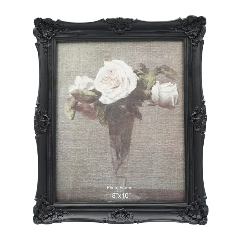 

Премиум 8x10 ретро смоляная фоторамка классическая ретро настенная литературная фоторамка маленькая фоторамка