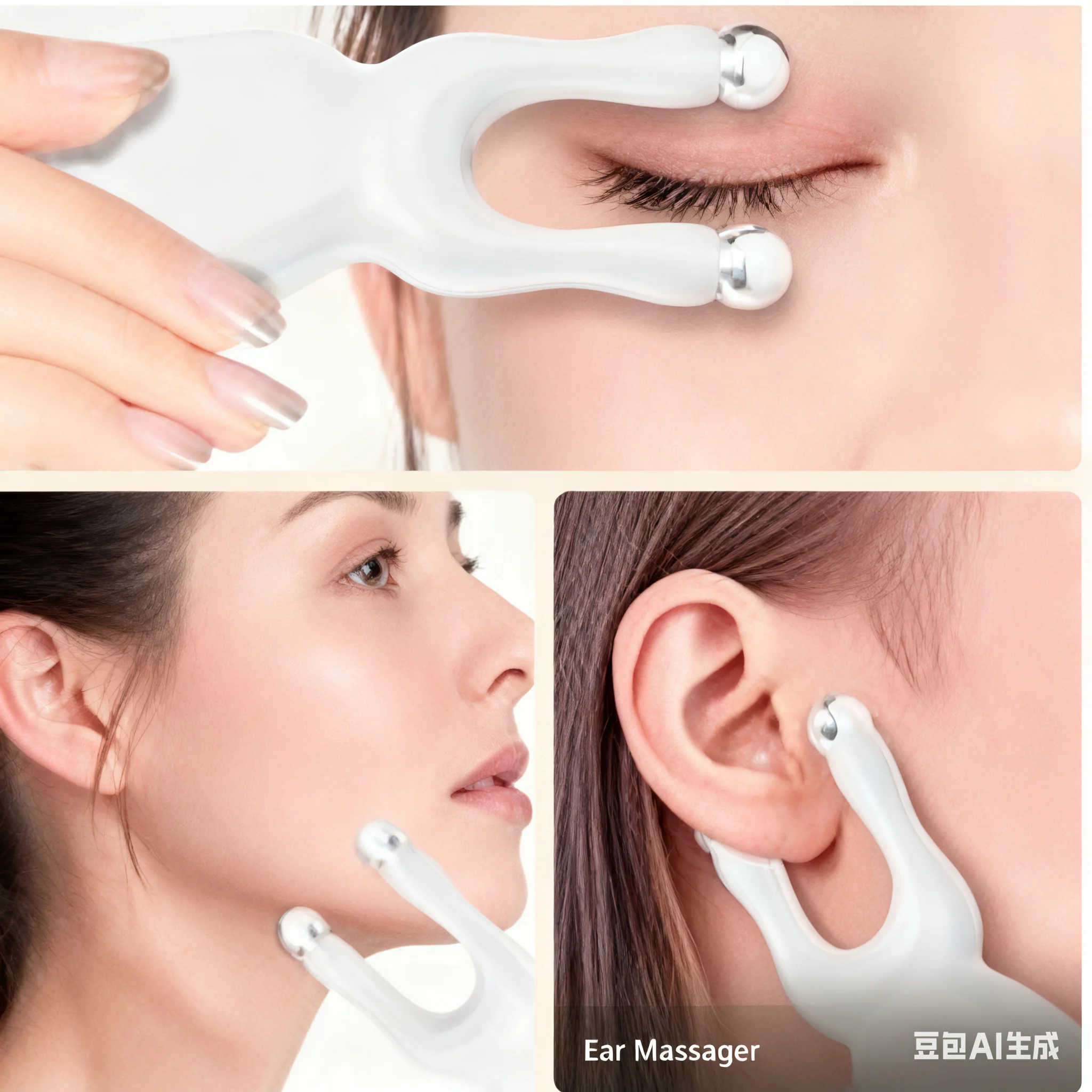 Dispositivo de beleza facial 7 em 1, rejuvenescimento da pele, massagem facial, remoção de rugas, anti-envelhecimento, levantamento duplex, dispositivo de aperto do pescoço